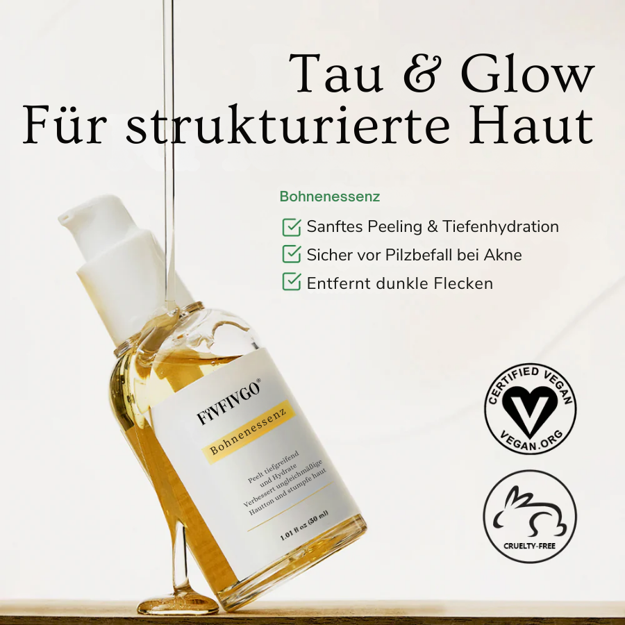 Fivfivgo® Bohnen-Essenz-Serum – Schält sanft, spendet Feuchtigkeit und hilft, dunkle Flecken zu verblassen