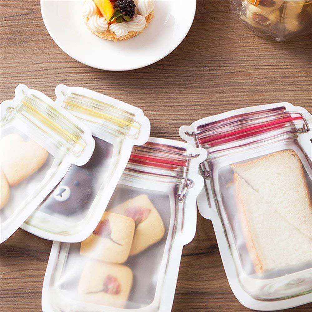 Reusable Mason Bottle Ziplock Bag (Set of 7)