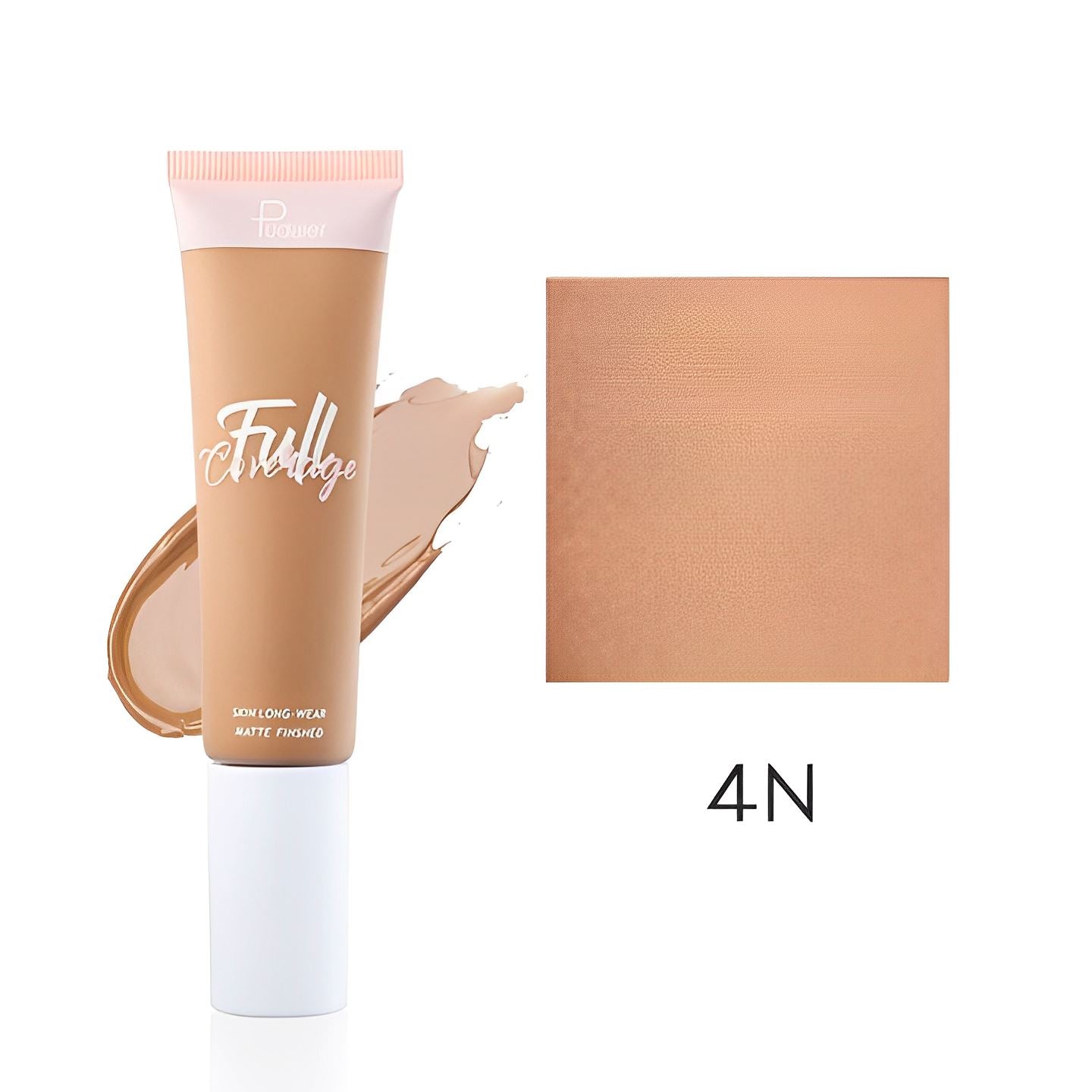 12HRS Full Coverage Oil Control Foundation Make-up Every Day And Night 4N 