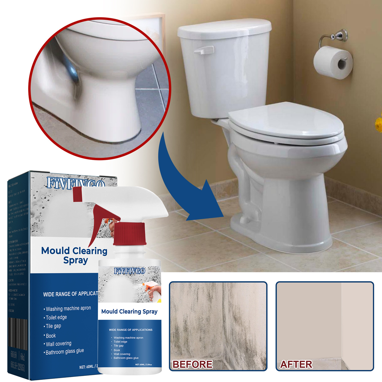 Fivfivgo™ Mould Clearing Spray