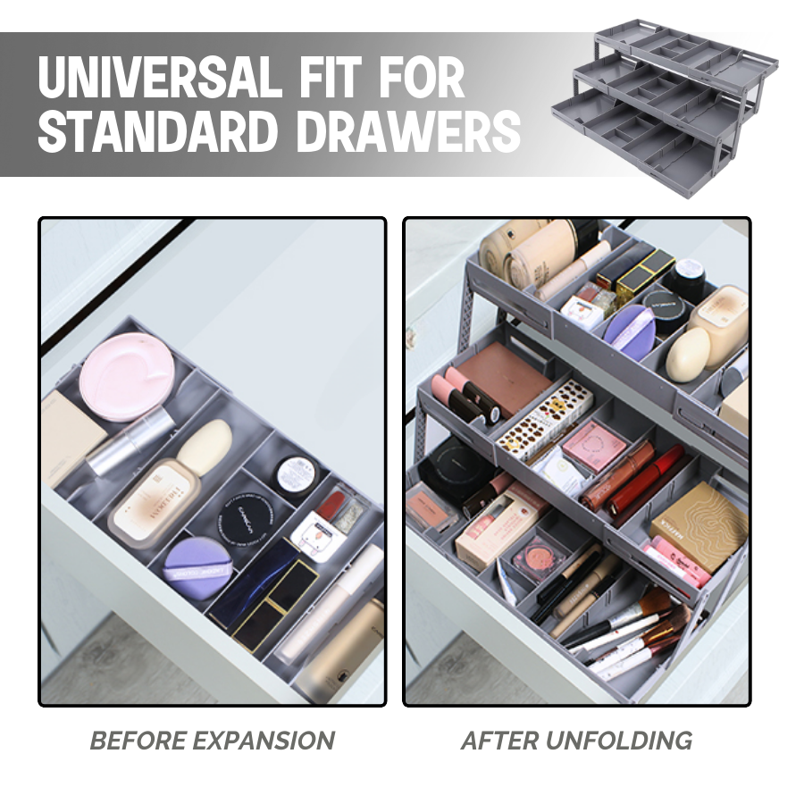 Multi-Level Smart Drawer Organizer