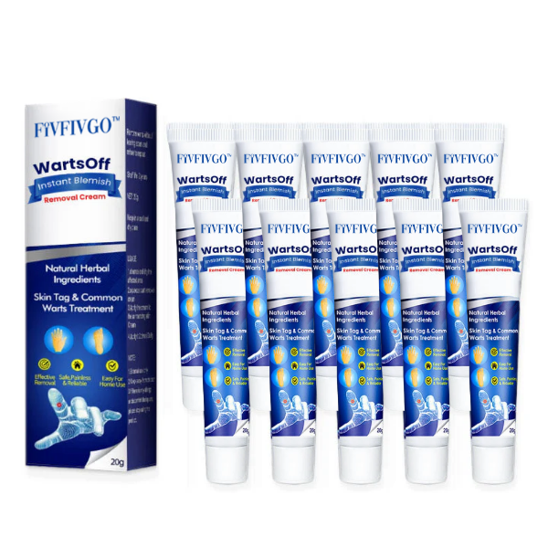 Fivfivgo™ WartsOff Instant Blemish Removal Cream👩‍⚕️USA Dermatology Association (AADA) Approved (Skin Tags, Warts, Dark Spots Removal)