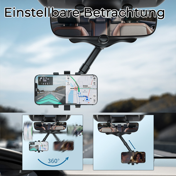 Drehbarer und ausziehbarer Autotelefonhalter