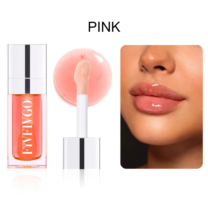 Fivfivgo™ 12 ORE Istanti Labbra rimpolpanti & Fuller idratante Glow olio