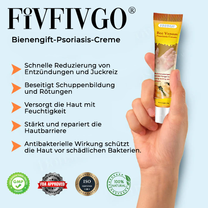 Fivfivgo® Bienengift Psoriasis Creme