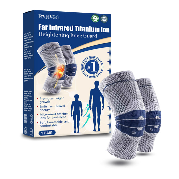 Fivfivgo™ Far Infrared Titanium Ion Heightening Knee Guard