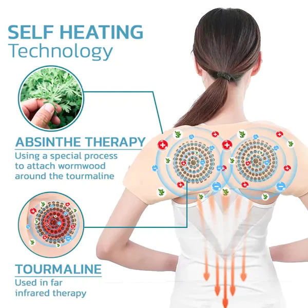 Fivfivgo™ Tourmaline Energy Mugwort Shoulder Support