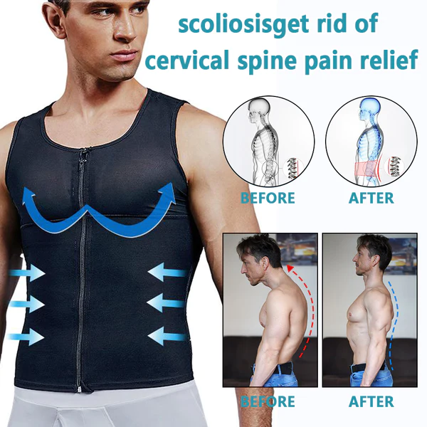 Fivfivgo™ Healthy Blast Sweat Shape Compression Zipper Vest