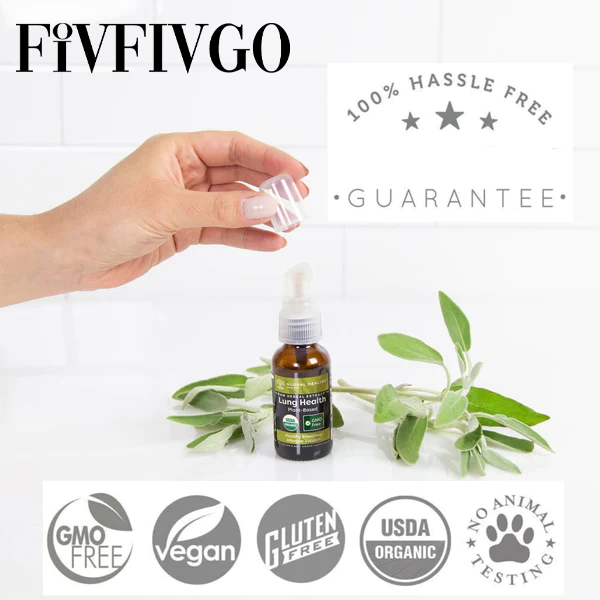 Spray aux herbes naturelles Fivfivgo™ pour le soutien pulmonaire et respiratoire