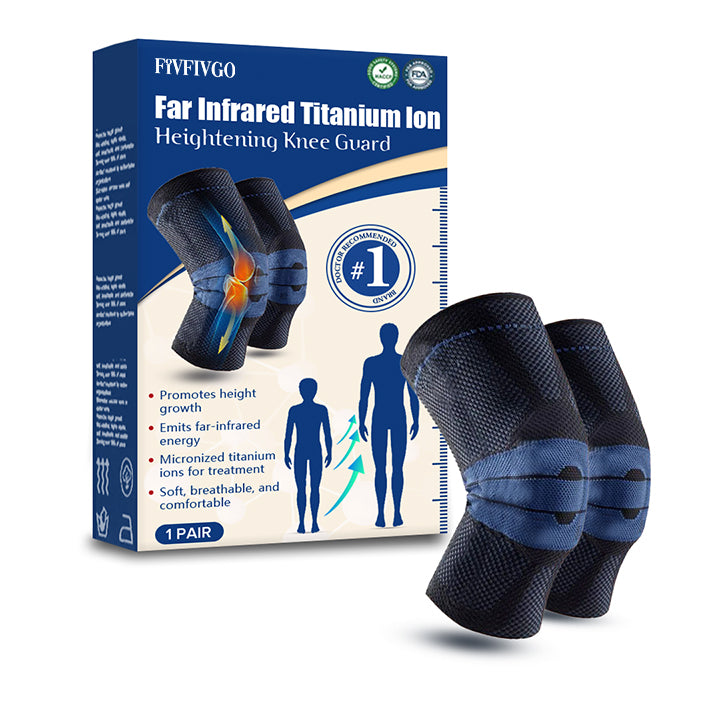 Fivfivgo™ Far Infrared Titanium Ion Heightening Knee Guard