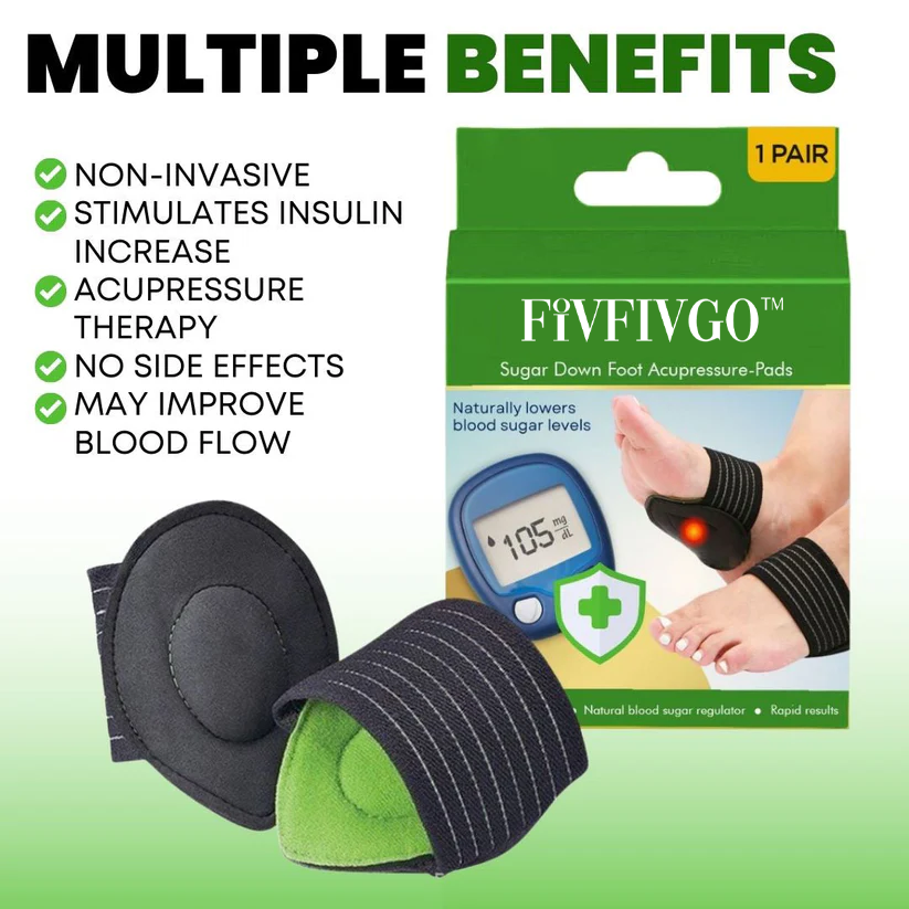 Fivfivgo™ Zucker-Daunen-Fuß-Akupressur-Pads