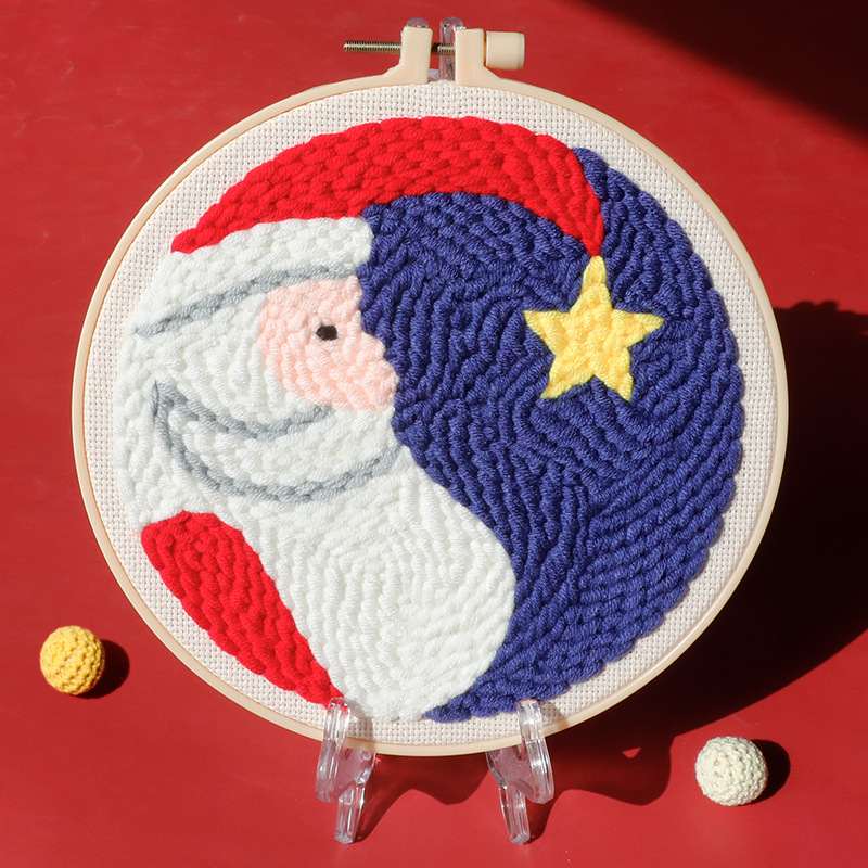 Weihnachtsfäden mit Punchstich-Kit