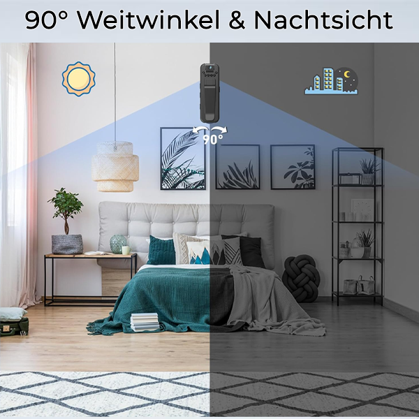 Tragbare HD 1080P Kamera mit Rauschunterdrückung