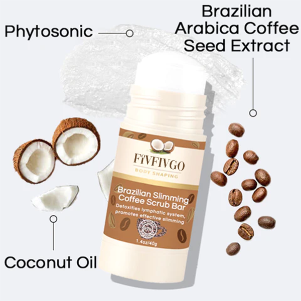 Fivfivgo™ Brazilian Slimming Coffee Scrub Bar