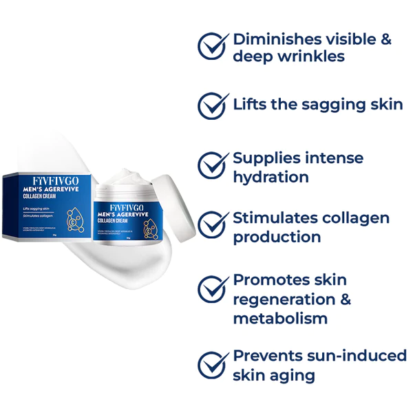 Fivfivgo™ Men's Age Revive Crème au Collagène