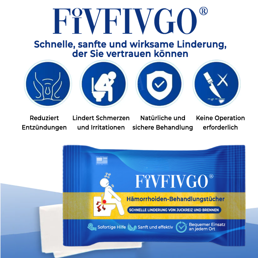 Fivfivgo® Hämorrhoiden Behandlungstücher