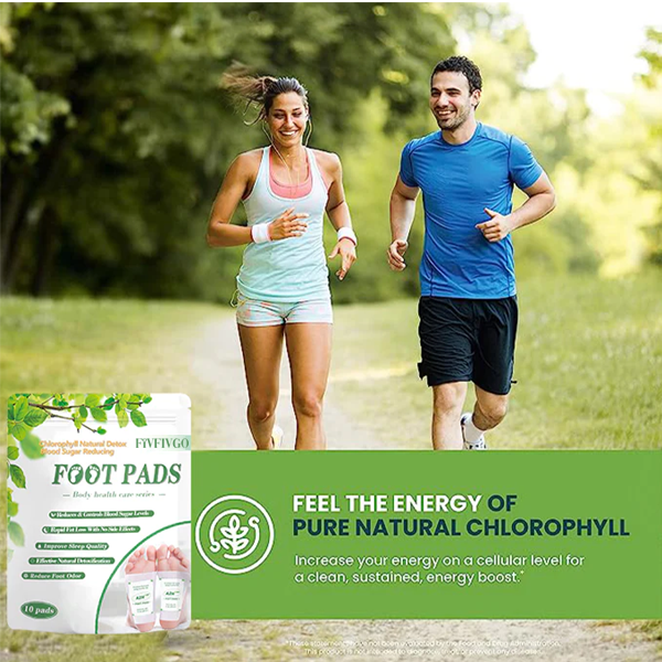 Fivfivgo™ Chlorophyll natürliche Entgiftungs- und blutzuckersenkende Fußpolster