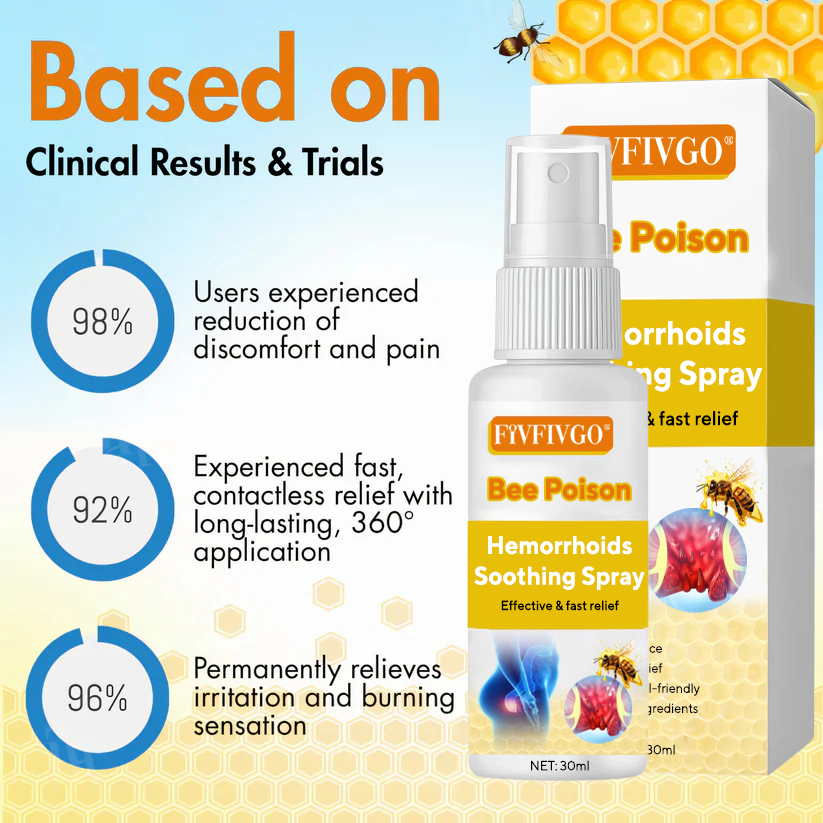 Fivfivgo® Hemorrhoids Bee Poison Soothing Spray
