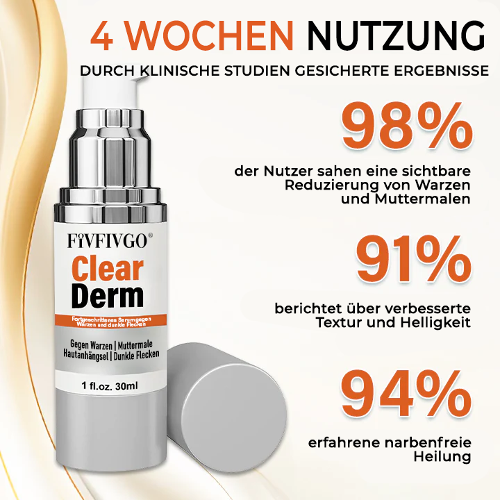 Fivfivgo® ClearDerm Fortgeschrittenes Serum gegen Warzen und dunkle Flecken