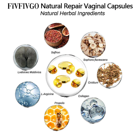 Fivfivgo™ Capsules naturelles anti-démangeaisons instantanées et réparation raffermissante