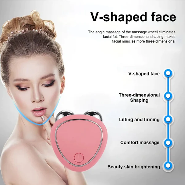 Fivfivgo™ Mini appareil de tonification du visage à microcourant