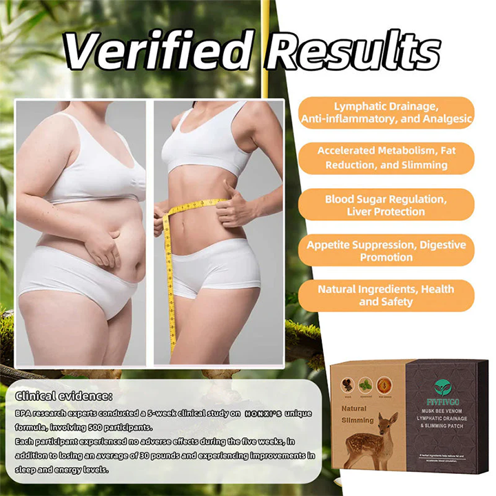 Fivfivgo™ Moschus Bienengift Lymphdrainage & Schlankheitspflaster