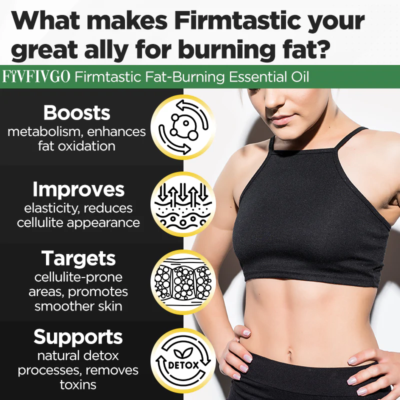 Fivfivgo™ Firmtastic Huile Essentielle Brûle-Graisse