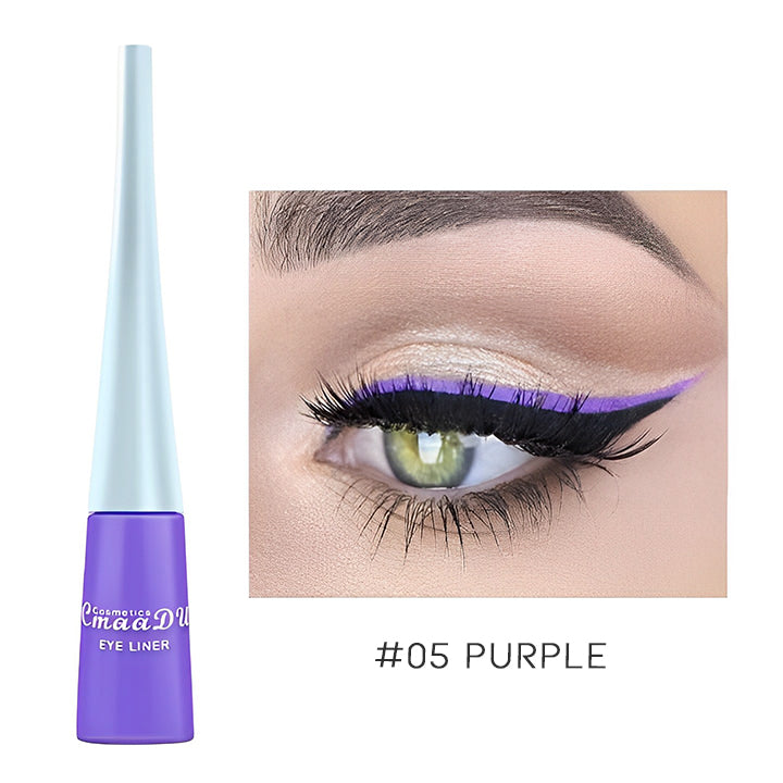Super Pigmented Color Liquid Eyeliner Make-up Every Day And Night #05 Purple 1 pc 