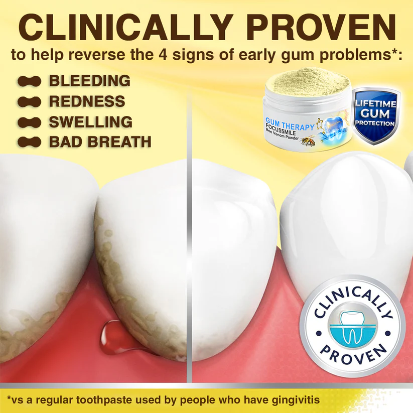 💛Offizieller Shop: Fivfivgo™ FocusSmile Bienengift-Behandlung, orales Pulver🦷TGA-zertifiziert