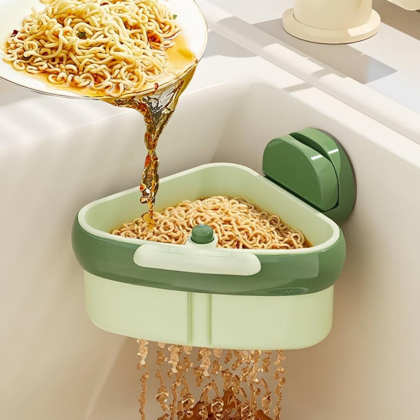 🔥LAST DAY 70% OFF🔥-Suction Cup Sink Corner Rack