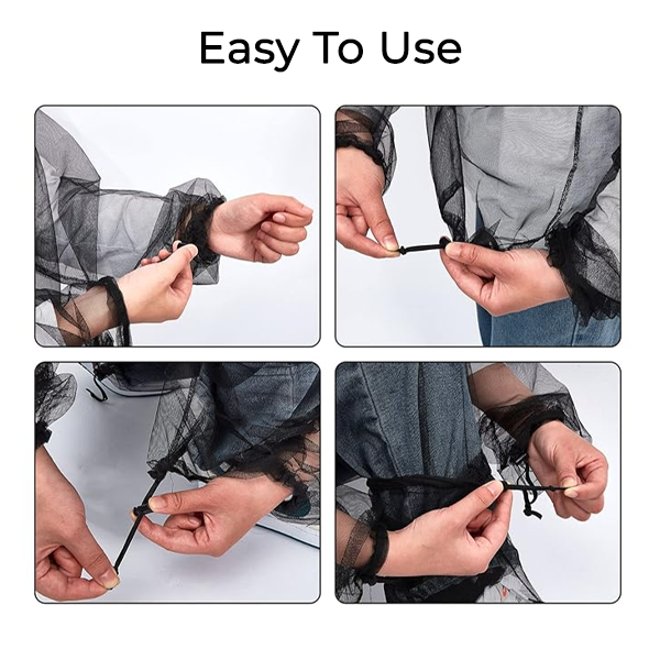 KUNMI® Unisex Bug Mesh Mosquito Suit