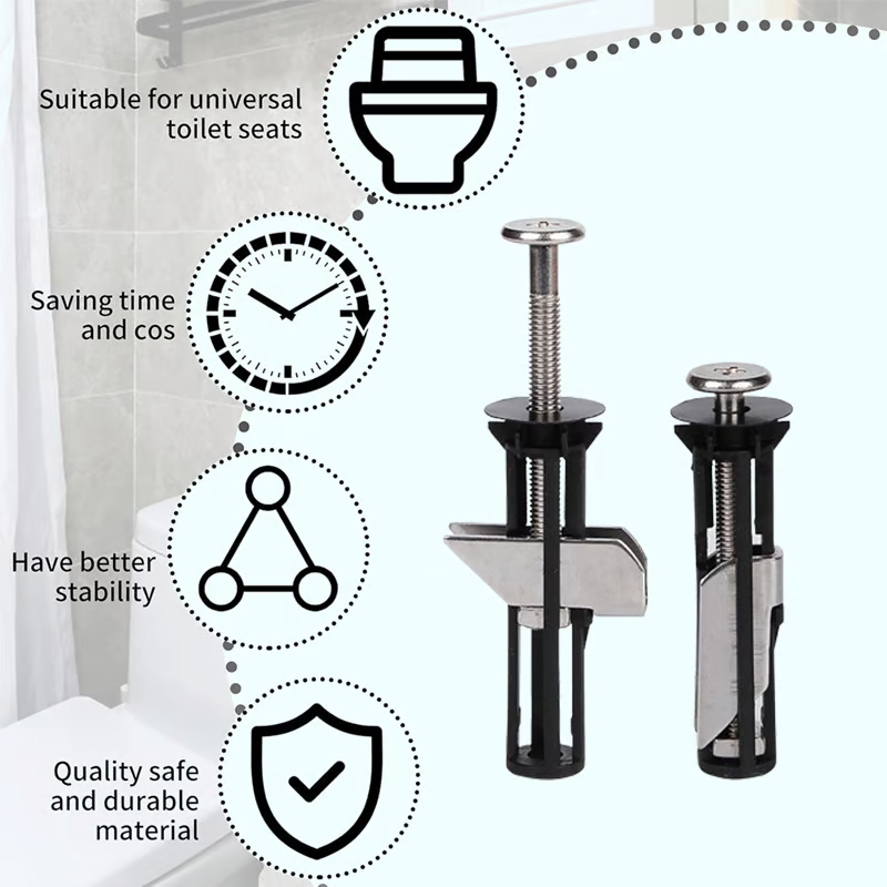 Heavy Duty Toilet Seat Fixing Bolt Kit