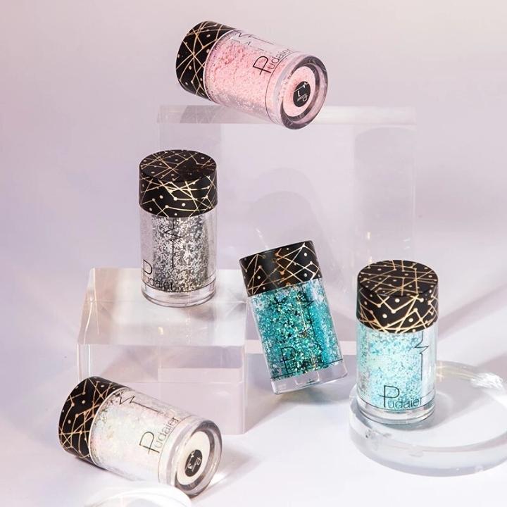 Single Shade High Shine Glitter Make-up Every Day And Night 