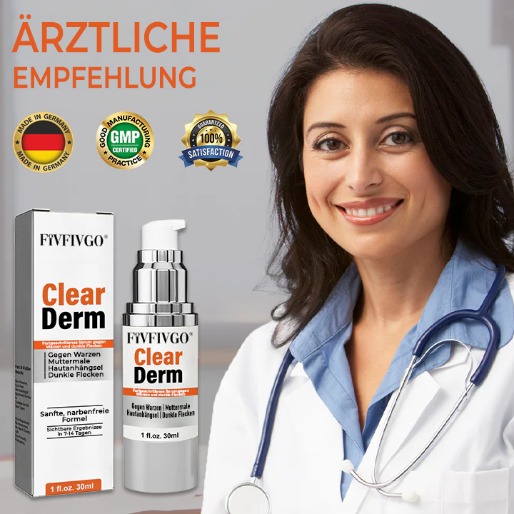 Fivfivgo® ClearDerm Fortgeschrittenes Serum gegen Warzen und dunkle Flecken