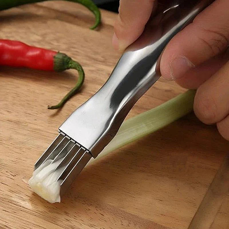 🔥Shred Silk The Knife 🔪Multi-Blade Scallion & Vegetable Cutter, Effortless & Time-Saving✨