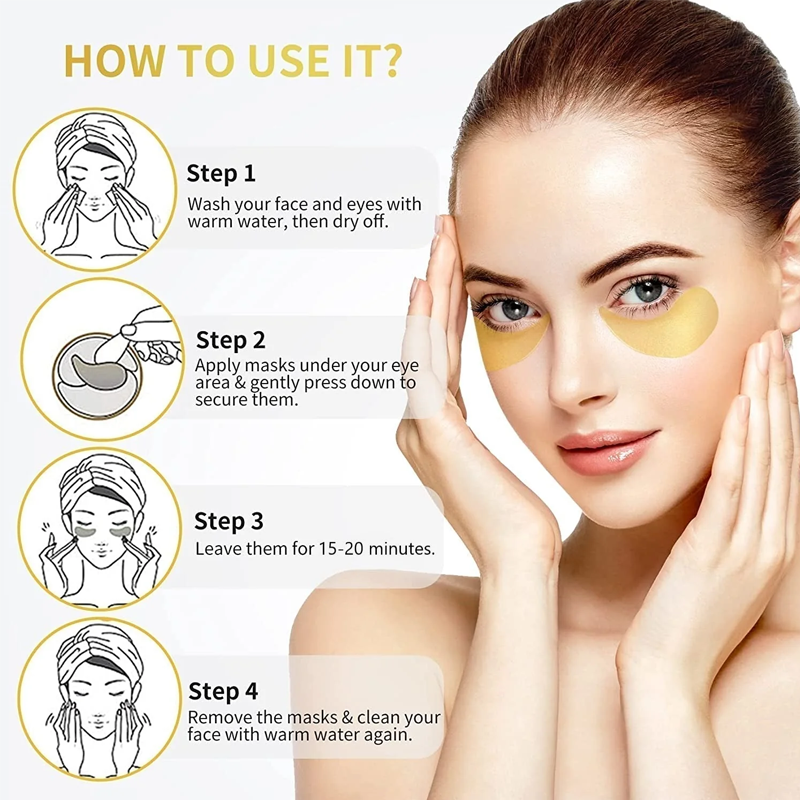 Fivfivgo™ 24K Gold Snail Collagen Eye Mask