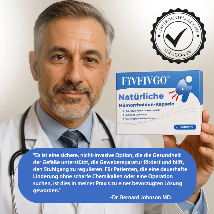 Fivfivgo® Natürliche Hämorrhoiden-Kapseln