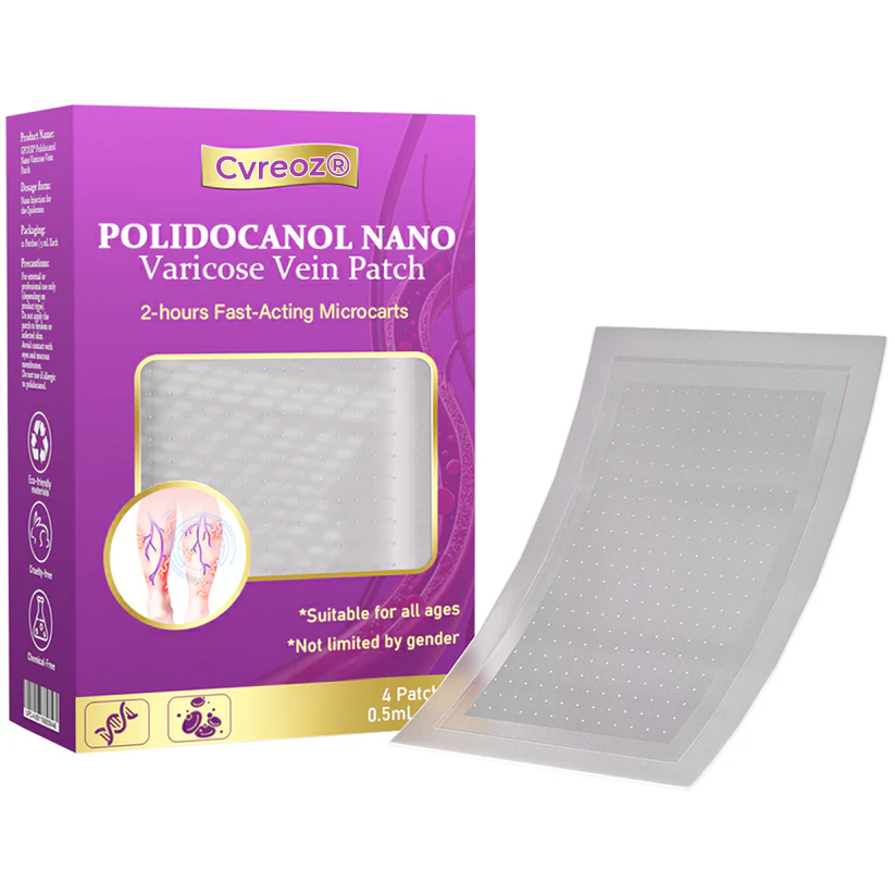 Cvreoz® Polidocanol Nano Varicose Vein Patch👩🏼‍⚕️Recommended by the National Institute for Health and Care Excellence (NICE)