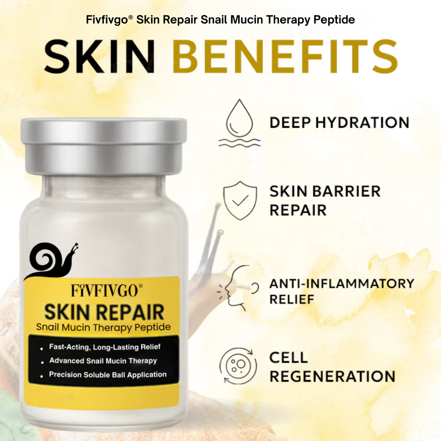 Fivfivgo® Skin Repair Snail Mucin Therapy Peptide