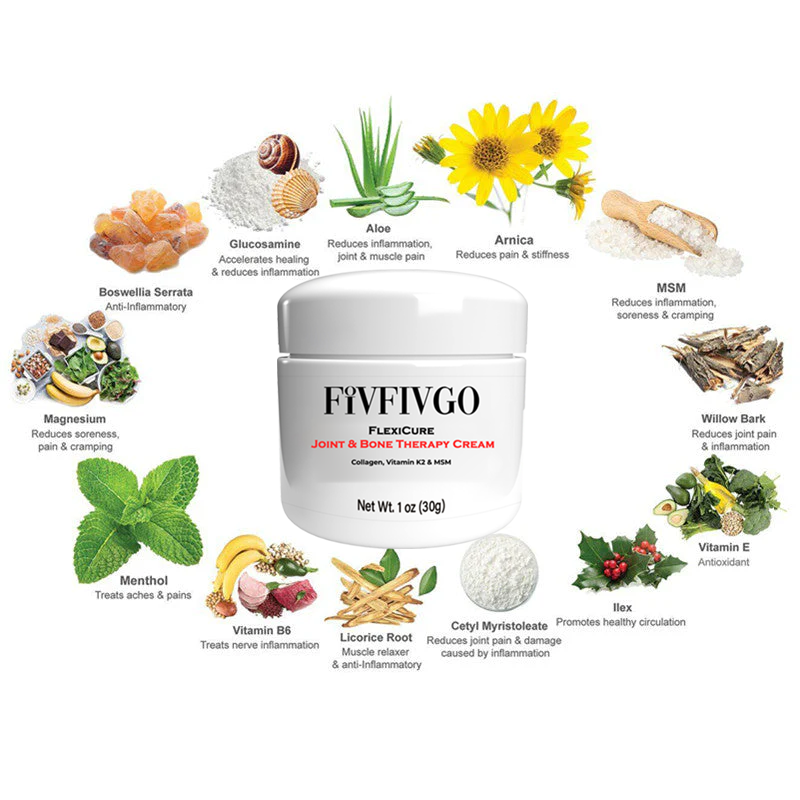Fivfivgo™ FlexiCure kräm för led- och benbehandling