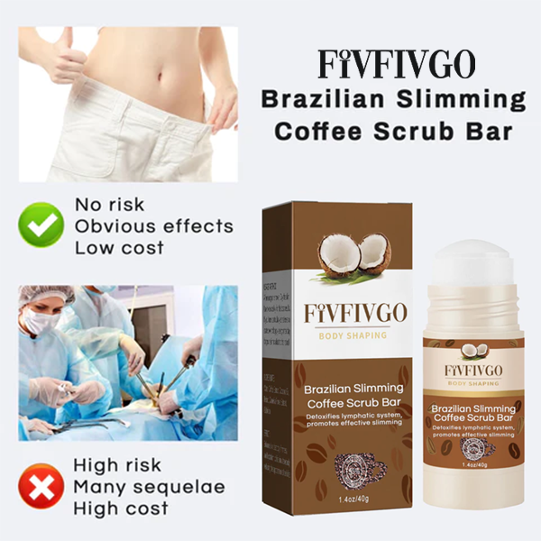 Fivfivgo™ Brasilianisches Kaffee-Peeling-Riegel zum Abnehmen
