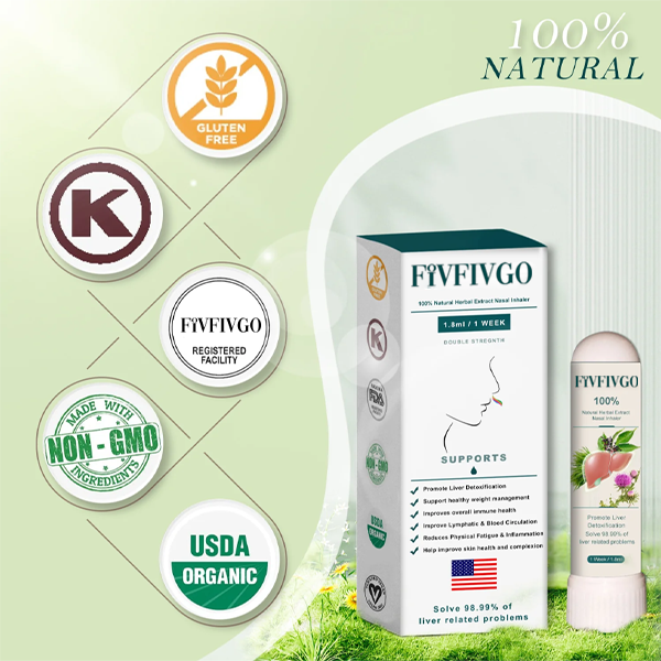Fivfivgo™ LiverAir Nasal Inhaler(Liver Support & Detox 👑Clinical Liver Support)