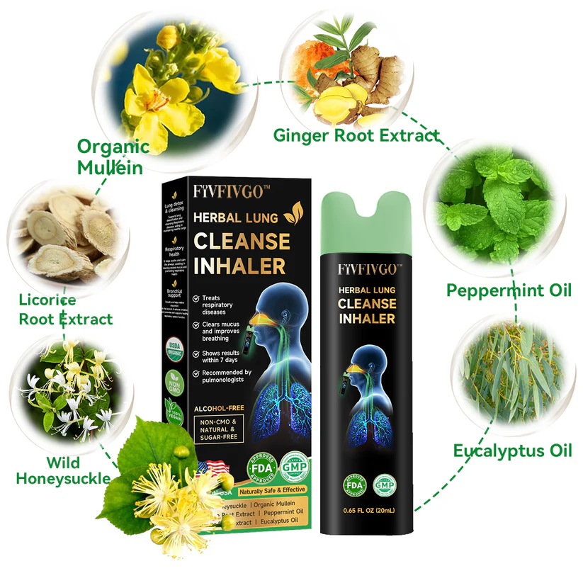 Fivfivgo™ Lung Mucus Cleansing Inhaler (Recommended by Top Lung Specialists)