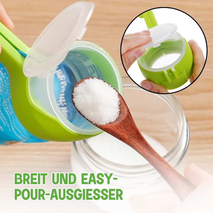 Siegel Pour Lebensmittel-Lagerung Tasche Klipp