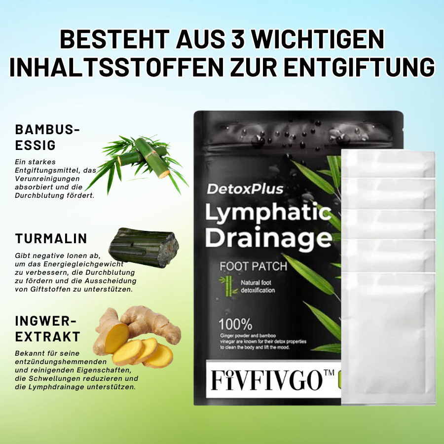 Fivfivgo™ DetoxPlus Lymphdrainage-Fußpflaster