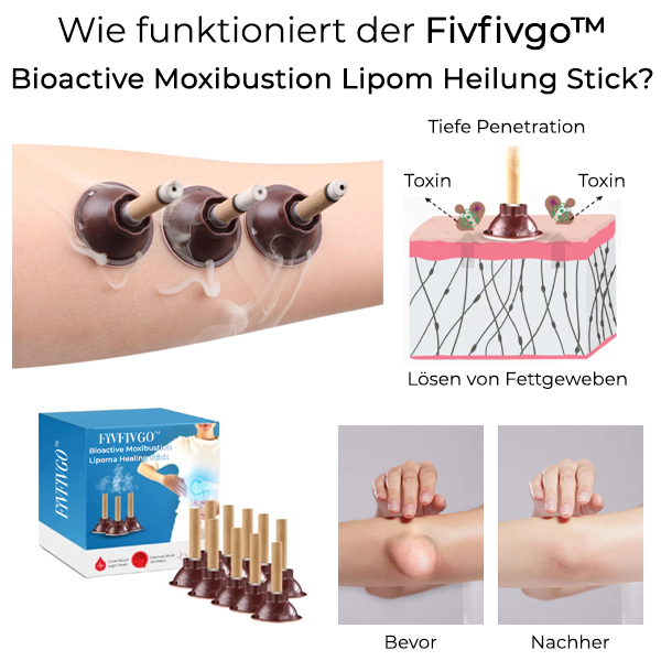 Fivfivgo™ Bioactive Moxibustion Lipom Heilung Stick