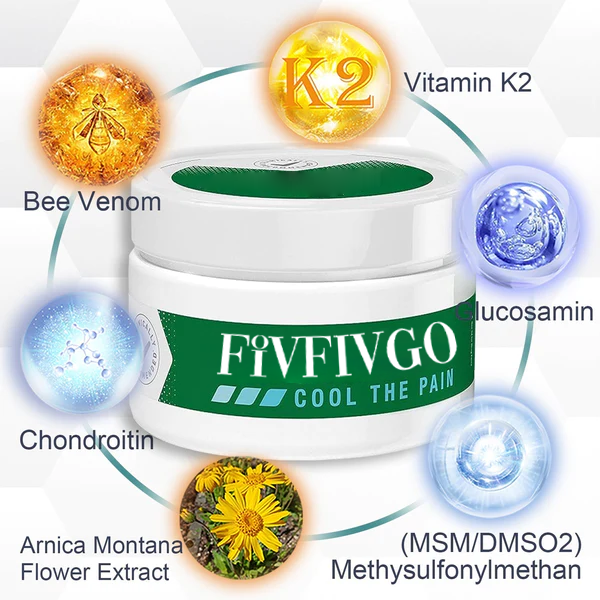 Fivfivgo™ PRO Crème cicatrisante au venin d'abeille pour la douleur et les os