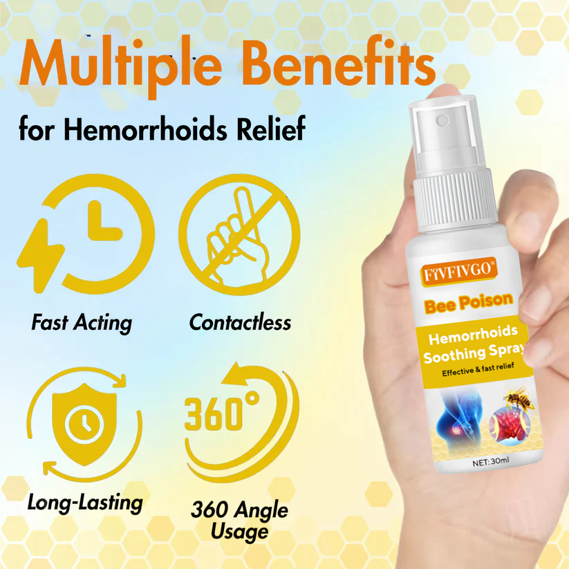 Fivfivgo® Hemorrhoids Bee Poison Soothing Spray