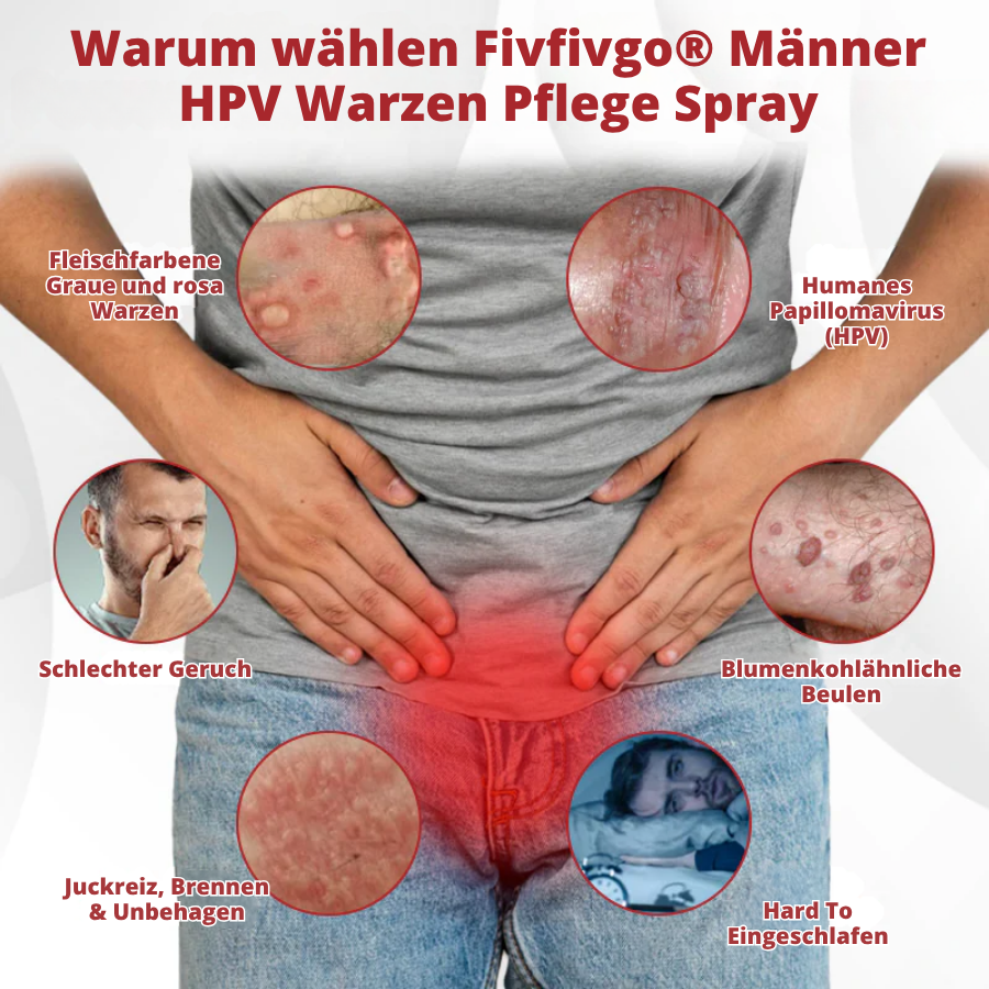 Fivfivgo® Männer HPV Warzen Pflege Spray