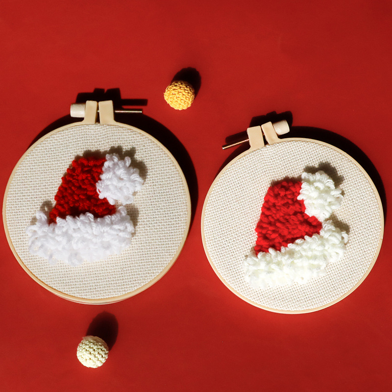 Weihnachtsfäden mit Punchstich-Kit